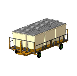 Remorque Plateau 6 x 1000 L 2