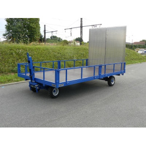 Remorque Plateau rampe 6 x 1000 L