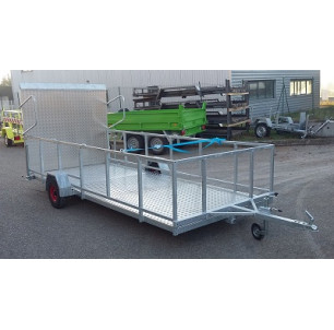 Remorque surbaissée 6 x 1000 L 2