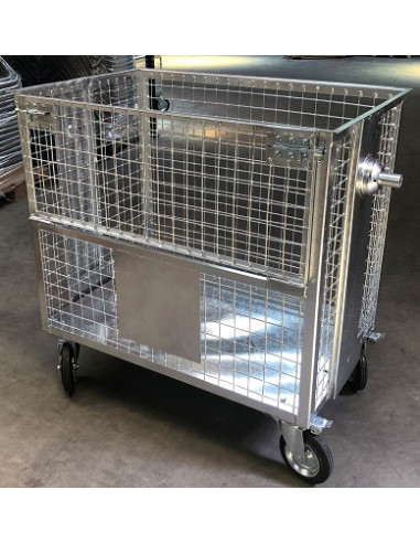 Bac grillagé 800L avec Tourillons