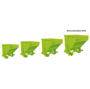 Benne basculante 1870 L Socle 2