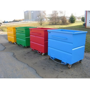 Caisson rotatif 2000 L Roues 2