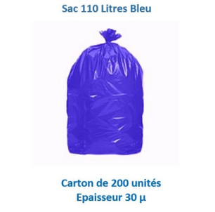 carton 200 sacs 110 L 30 µ 2