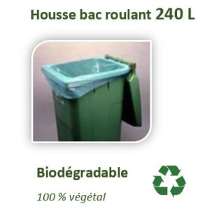 carton 100 Housses 240 L 