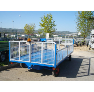 Remorque Plateau rampe 4 x 770 L 2