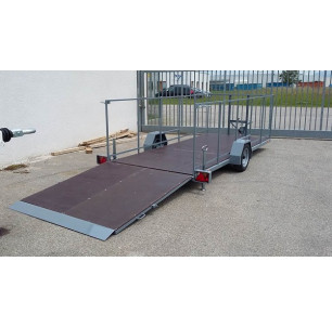 Remorque surbaissée 4 x 770 L 2