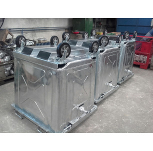 BAC ACIER/PEHD 1000 L LATERAL 2