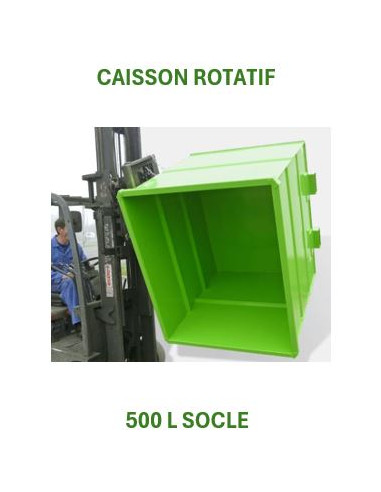 Caisson rotatif 500 L socle