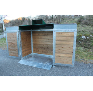 Cache conteneur BISCAROSSE Bac 660 L 2
