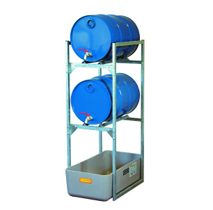 Etagère 2 fûts 60 L