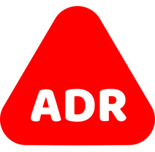 autocollant 300 x 300 mm ADR