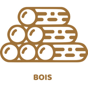 autocollant 300 x 300 mm Bois