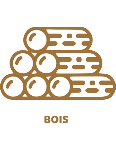 autocollant 300 x 300 mm Bois
