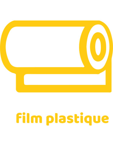 autocollant 300 x 300 mm Film Plastique