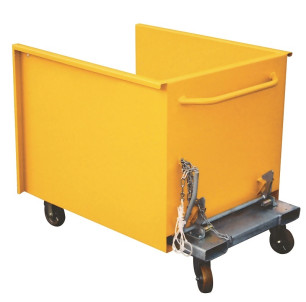 Benne Basculante 1500 L avec Roues 2