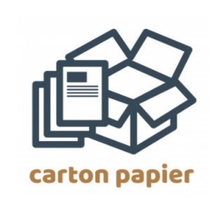 autocollant 300 x 300 mm Carton-Papier