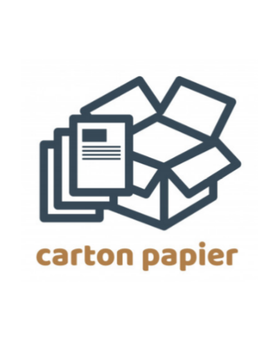 autocollant 300 x 300 mm Carton-Papier