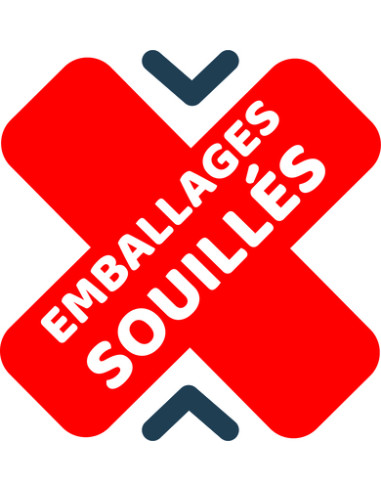 autocollant 300 x 300 mm Emb souillés