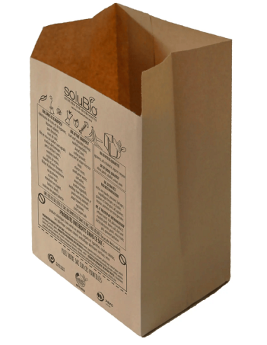 Sac Kraft 10L carton 100 sacs