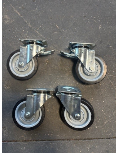 Kit roues renforcées polyamide 160 mm MONTE